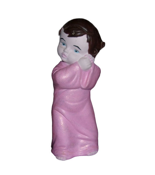 Girl In Pink Night Gown